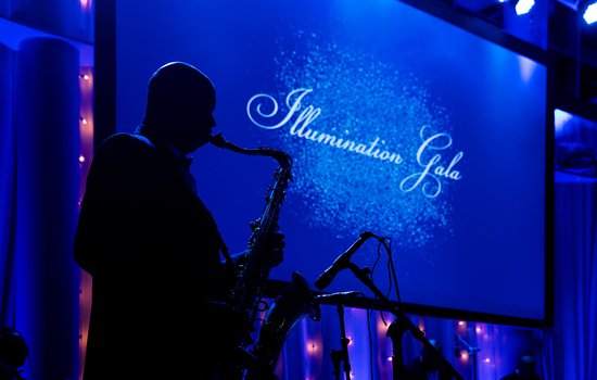 Band playing in the Dewey Gottwald Center by Sean Dewitt