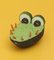 guacamole shaped as a crocodile