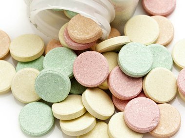 decorative image of antacid tablets