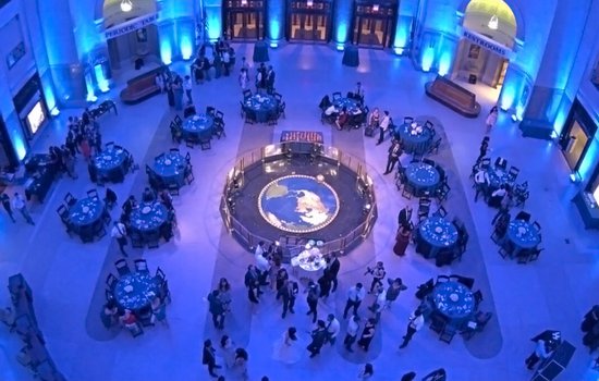Image of Rotunda event rental at night