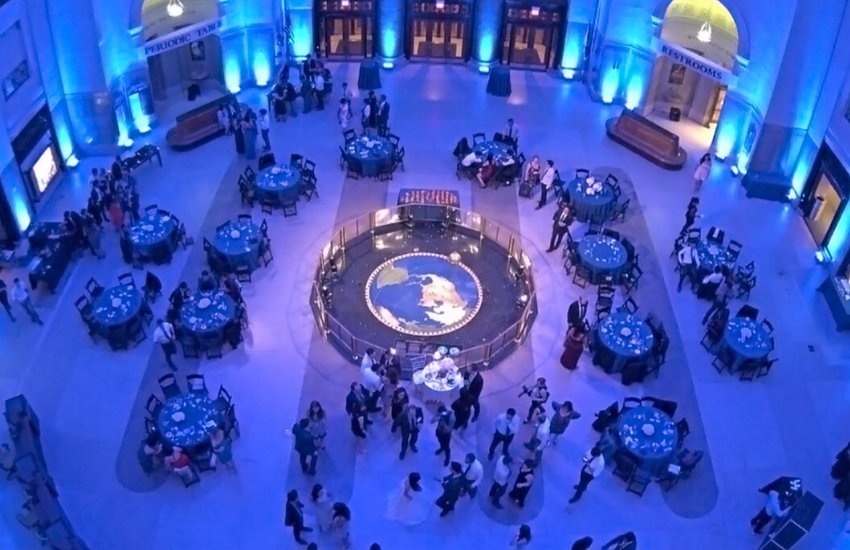 Image of Rotunda event rental at night