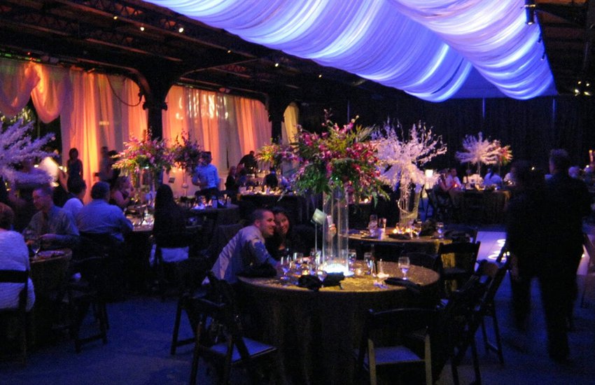 Image of Thalhimer Pavilion at night