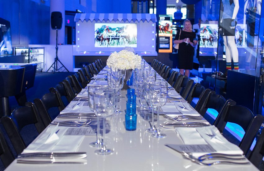 Image of table and event rental in the Speed exhibition