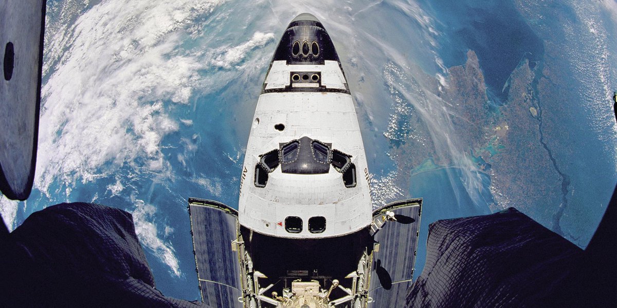 NASA Photograph of Space Ship for Space An Out of Gravity Experience