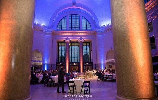 Reception in the Rotunda by Candace Morgan Photography
