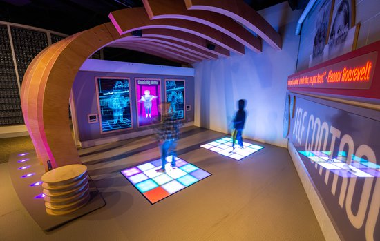 Dancing in Boost exhibition.