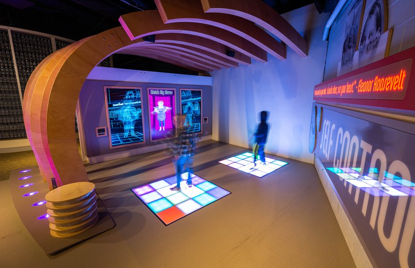 Dancing in Boost exhibition.