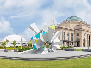 Cosmic Perception and Side view of Science Museum of Virginia building.jpg