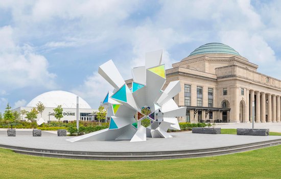 Cosmic Perception and Side view of Science Museum of Virginia building.jpg