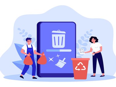 decorative image depicting cleaning up digital devices.jpg