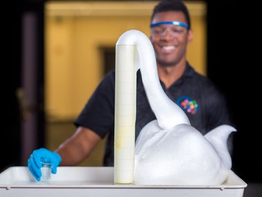 Radical reactions as performed by a team member.